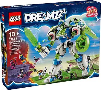 Pudełko zestawu LEGO® 71485 LEGO 71485 DREAMZzz Mech-rycerz Mateo i Z-Bloba