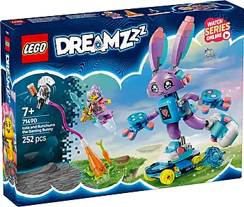 Pudełko zestawu LEGO® 71490 LEGO 71490 DREAMZzz Izzie i gamerski Bunchu