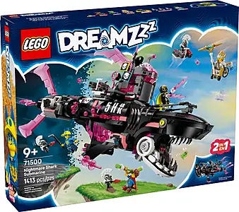 Pudełko zestawu LEGO® 71500 LEGO 71500 DREAMZzz Koszmarny Rekinokręt podwodny