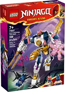 Pudełko zestawu LEGO® 71807 LEGO 71807 NINJAGO Mech żywiołu technologii Sory
