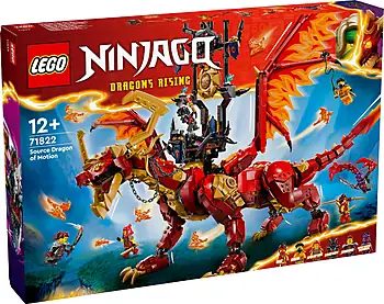 Pudełko zestawu LEGO® 71822 LEGO 71822 NINJAGO Smoczyca źródła ruchu