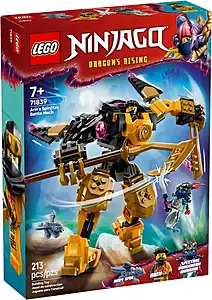 Pudełko zestawu LEGO® 71839 LEGO 71839 NINJAGO Mech bojowy Spinjitzu Arina