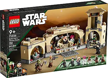 Pudełko zestawu LEGO® 75326 LEGO 75326 Star Wars Sala tronowa Boby Fetta