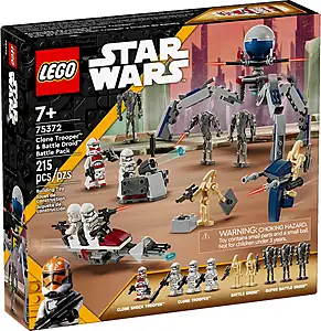 Pudełko zestawu LEGO® 75372 LEGO 75372 Star Wars Zestaw bitewny z żołnierzem armii klonów i droidem bojowym