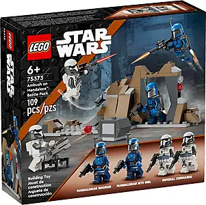 Pudełko zestawu LEGO® 75373 LEGO 75373 Star Wars Zasadzka na Mandalorze — zestaw bitewny