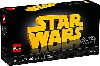Pudełko zestawu LEGO® 75407 LEGO 75407 Star Wars Logo Star Wars zbudowane z klocków