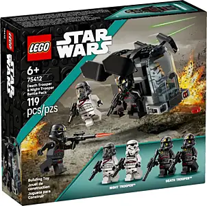 Pudełko zestawu LEGO® 75412 LEGO 75412 Star Wars Szturmowiec Śmierci i nocny szturmowiec — zestaw bitewny