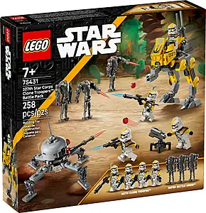 Pudełko zestawu LEGO® 75431 LEGO 75431 Star Wars Zestaw bitewny — żołnierze-klony z 327. korpusu galaktycznego
