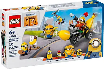 Pudełko zestawu LEGO® 75580 LEGO 75580 Minions Minionki i bananowóz