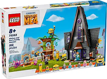 Pudełko zestawu LEGO® 75583 LEGO 75583 Minions Rodzinna rezydencja Gru i minionków