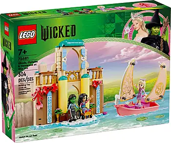 Pudełko zestawu LEGO® 75681 LEGO 75681 Wicked Glinda, Elphaba i Nessarose na Shiz University
