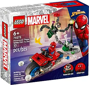 Pudełko zestawu LEGO® 76275 LEGO 76275 Marvel Pościg na motocyklu: Spider-Man vs. Doc Ock