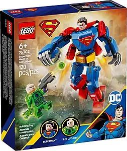 Pudełko zestawu LEGO® 76302 LEGO 76302 DC Mech Supermana kontra Lex Luthor