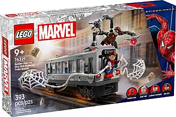 Pudełko zestawu LEGO® 76321 LEGO 76321 Marvel Spider-Man kontra Doc Ock — scena w metrze