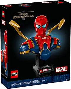 Pudełko zestawu LEGO® 76326 LEGO 76326 Marvel Popiersie Iron Spider-Mana
