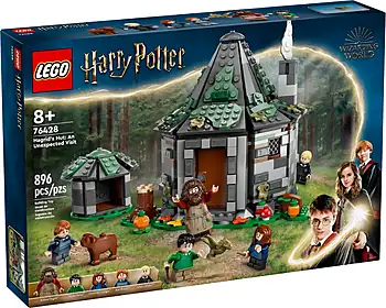 Pudełko zestawu LEGO® 76428 LEGO 76428 Harry Potter Chatka Hagrida: niespodziewana wizyta