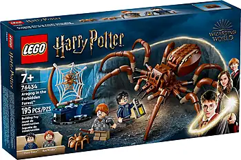 Pudełko zestawu LEGO® 76434 LEGO 76434 Harry Potter Aragog w Zakazanym Lesie