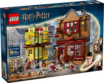 Pudełko zestawu LEGO® 76452 LEGO 76452 Harry Potter Markowy sprzęt do quidditcha i lodziarnia