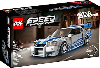Pudełko zestawu LEGO® 76917 LEGO 76917 Speed Champions Nissan Skyline GT-R (R34) z filmu „Za szybcy, za wściekli”