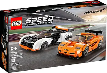 Pudełko zestawu LEGO® 76918 LEGO 76918 Speed Champions McLaren Solus GT i McLaren F1 LM