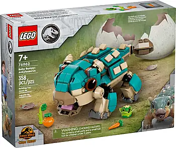 Pudełko zestawu LEGO® 76962 LEGO 76962 Jurassic World Mały ankylozaur Bumpy