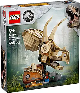 Pudełko zestawu LEGO® 76969 LEGO 76969 Jurassic World Szkielety dinozaurów: czaszka triceratopsa