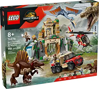 Pudełko zestawu LEGO® 76976 LEGO 76976 Jurassic World Powietrzna misja z kecalkoatlem i spinozaurem