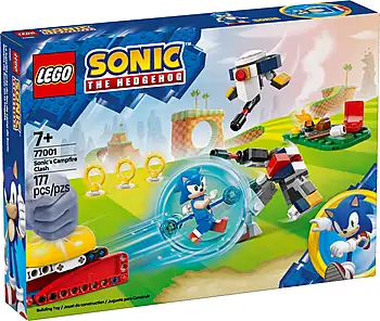 Pudełko zestawu LEGO® 77001 LEGO 77001 Sonic the Hedgehog Sonic i biwakowa bitwa