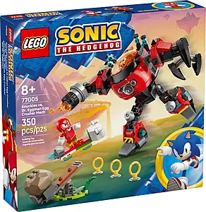 Pudełko zestawu LEGO® 77005 LEGO 77005 Sonic the Hedgehog Knuckles kontra Dr. Eggman w mechu Egg Crusher