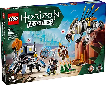 Pudełko zestawu LEGO® 77037 LEGO 77037 Horizon Adventures Aloy i Varl kontra krabołaz i piłoząb