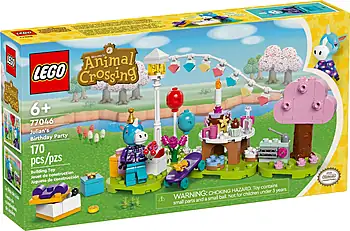 Pudełko zestawu LEGO® 77046 LEGO 77046 Animal Crossing Przyjęcie urodzinowe Juliana