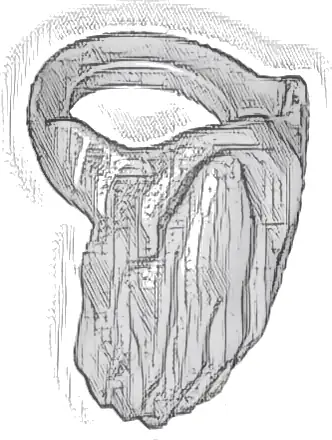 Minifigure Beard, Rounded End