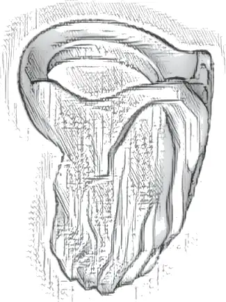 Minifigure Beard, Rounded End