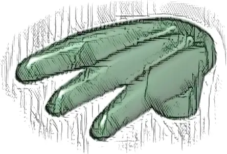 Minifigure, Weapon Bladed Claw, Spread