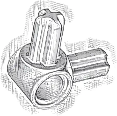 Technic, Axle and Pin Connector Hub with 2 Perpendicular Axles