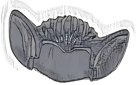 Minifigure, Hair Bat Ears