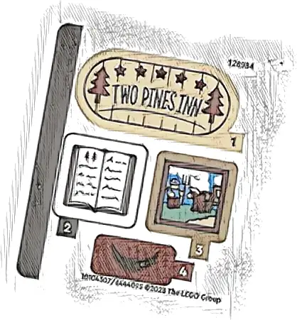 Sticker Sheet for Set 10325 - (10104307/6444095)