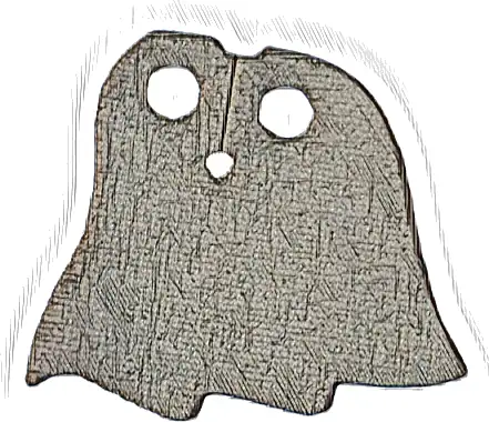 Minifigure Cape Cloth, Asymmetrical, 4 Points, Rounded - Spongy Stretchable Fabric