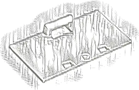 Duplo Container Box 2 x 4 x 2 Door with Handle (Reinforced)