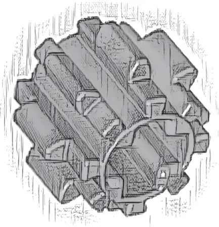 Technic, Gear 8 Tooth with Dual Face