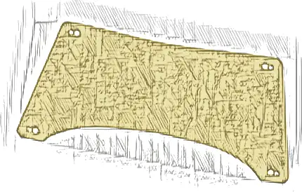 Cloth Sail 23 x 10 1/2