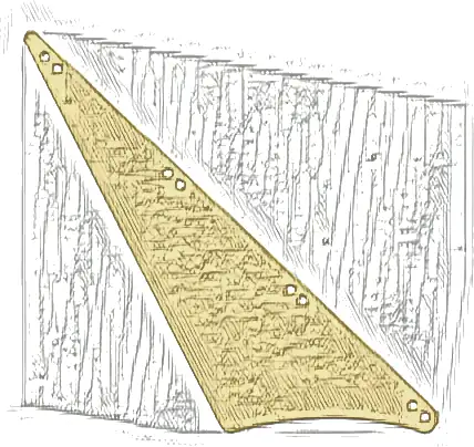 Cloth Sail Triangular 24 x 7