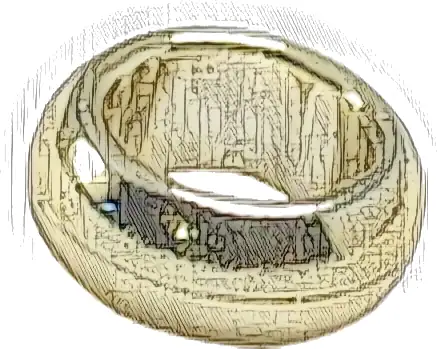 Minifigure, Utensil Ring 1 x 1