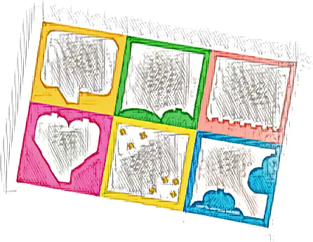 Paper Cardboard for Set 11042 - Notes for Creativity