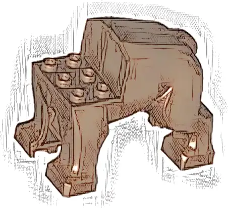 Dog Body with Legs (from Three-Headed Dog)