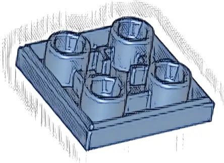 Tile, Modified 2 x 2 Inverted
