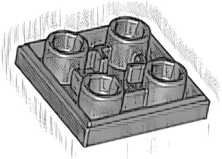 Tile, Modified 2 x 2 Inverted