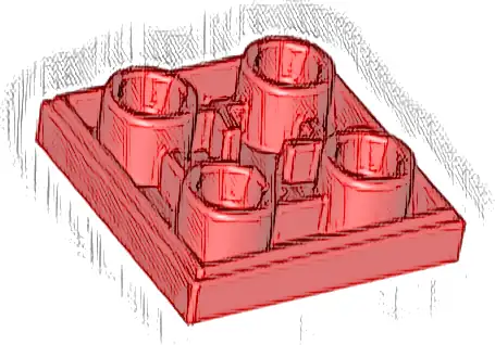 Tile, Modified 2 x 2 Inverted