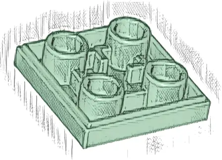Tile, Modified 2 x 2 Inverted
