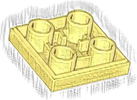 Tile, Modified 2 x 2 Inverted